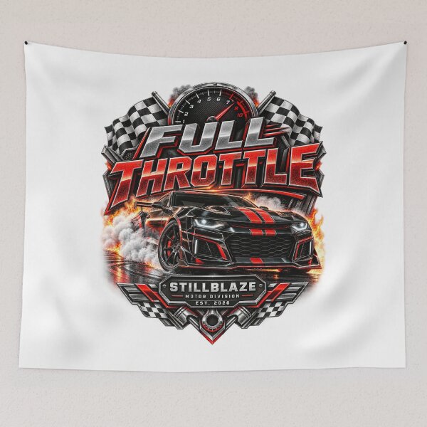 Item preview, Full Throttle – Racing Car Streetwear by STILLBLAZE designed and sold by BilcoStillbaze.