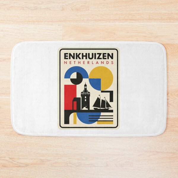 Item preview, Retro Enkhuizen Bauhaus Geometric Skyline designed and sold by k3rstman1.