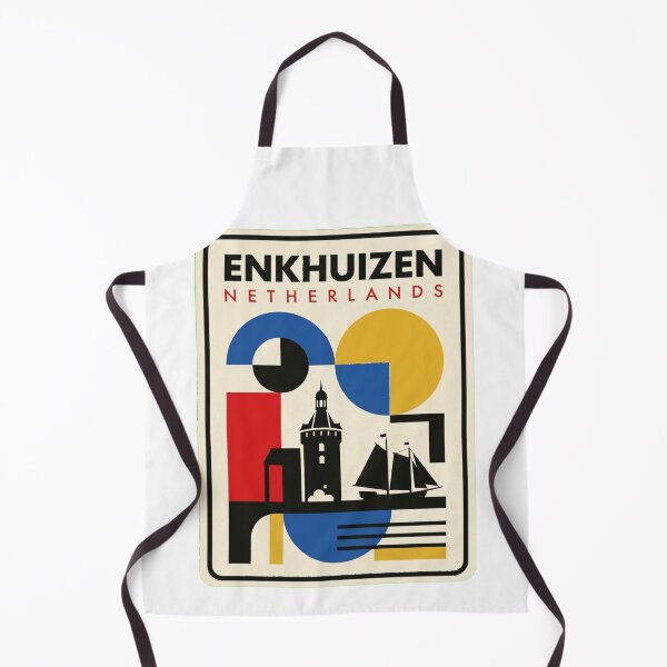 Item preview, Retro Enkhuizen Bauhaus Geometric Skyline designed and sold by k3rstman1.