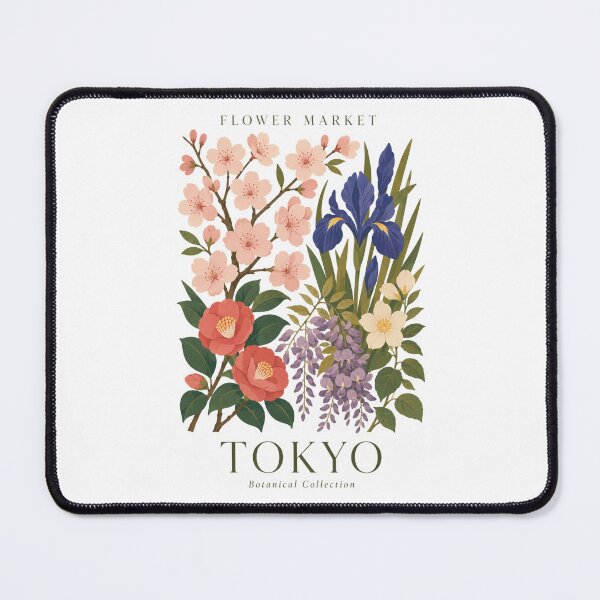 Item preview, Tokyo - Flower Market - Botanical Collection designed and sold by Sketch-Shack.