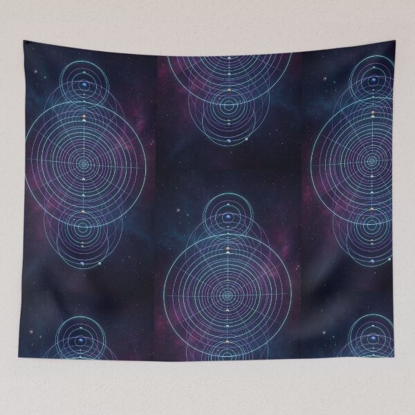 Item preview, Glowing Planetary Alignment Sacred Geometry Alignment | Monkeybusiness designed and sold by monkeybusiness.pt.
