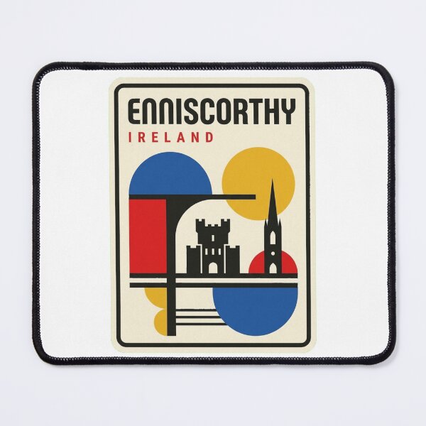 Item preview, Retro Enniscorthy Bauhaus Geometric Skyline designed and sold by k3rstman1.