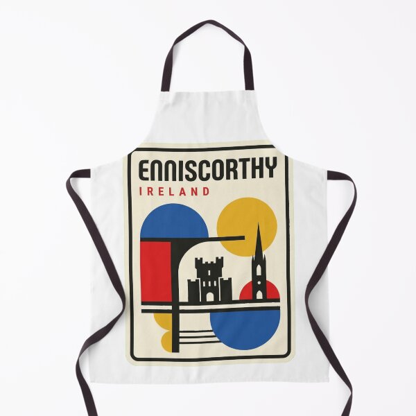 Item preview, Retro Enniscorthy Bauhaus Geometric Skyline designed and sold by k3rstman1.