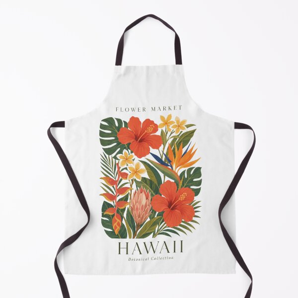 Item preview, Hawaii - Flower Market - Botanical Collection designed and sold by Sketch-Shack.