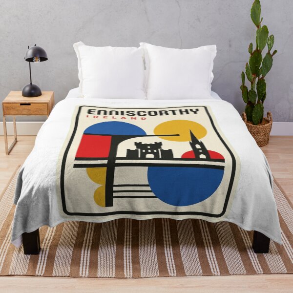 Item preview, Retro Enniscorthy Bauhaus Geometric Skyline designed and sold by k3rstman1.