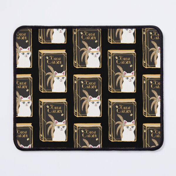 Item preview, The Great Gatsby Cat Print, The Great Catsby, Funny Book Art designed and sold by booksnbobs.