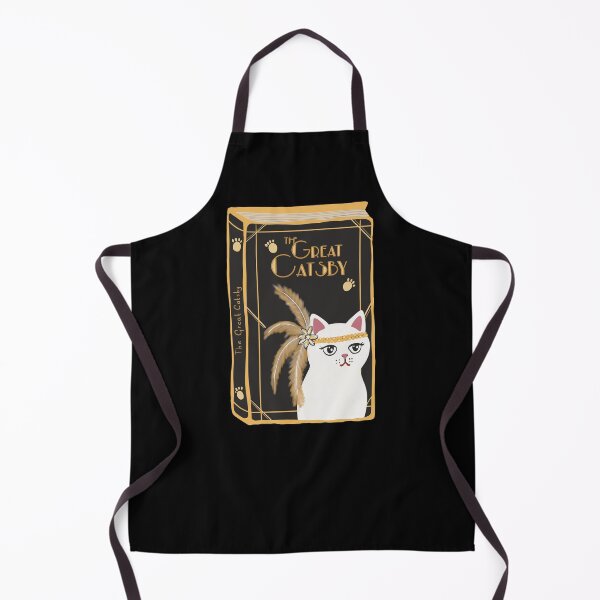Item preview, The Great Gatsby Cat Print, The Great Catsby, Funny Book Art designed and sold by booksnbobs.