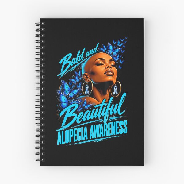 Item preview, Black Girl Bald  Beautiful Hair Loss Alopecia Awareness designed and sold by OddityVault.