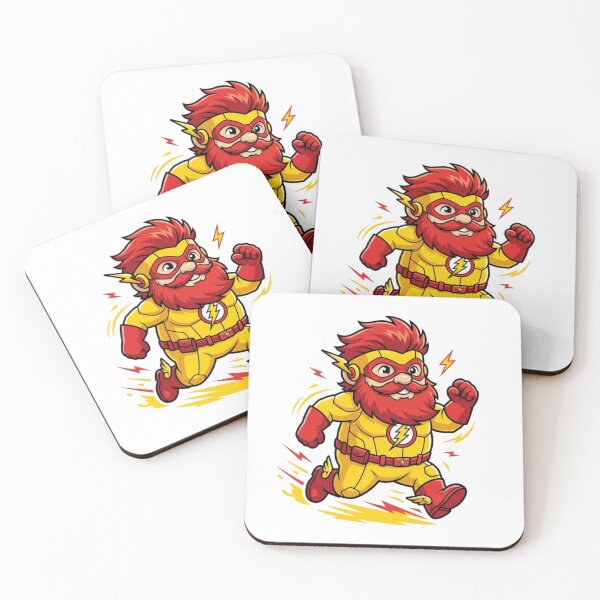 Item preview, Lightning Fast Kid Flash Garden Gnome designed and sold by Bad-Decisions-Designs.