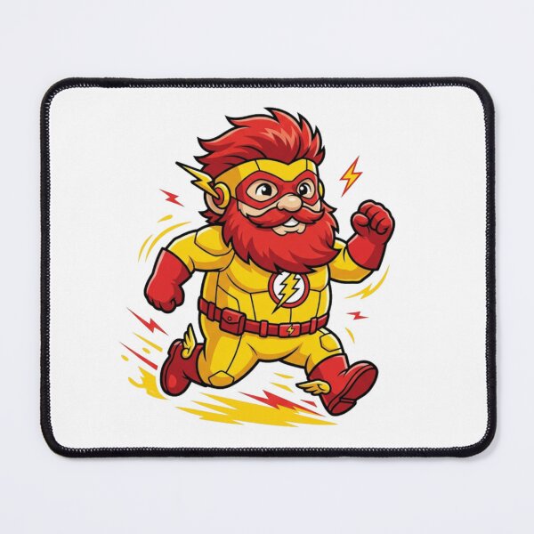 Item preview, Lightning Fast Kid Flash Garden Gnome designed and sold by Bad-Decisions-Designs.