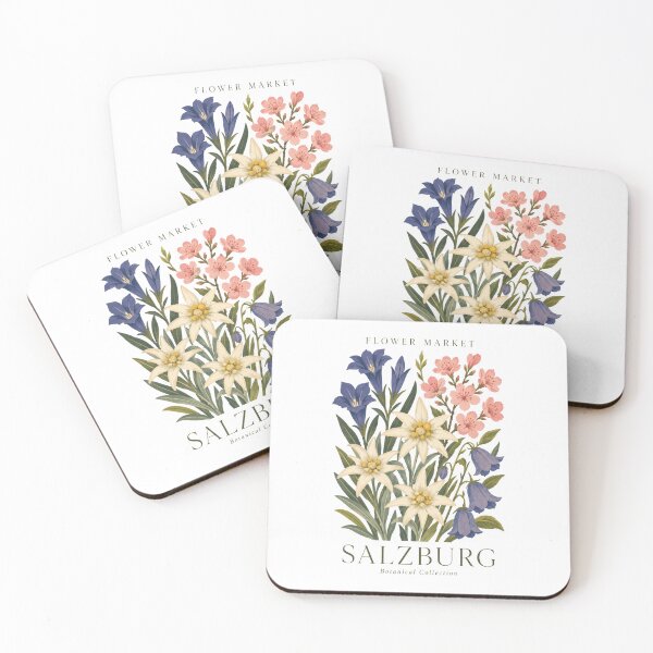 Item preview, Salzburg - Flower Market - Botanical Collection designed and sold by Sketch-Shack.