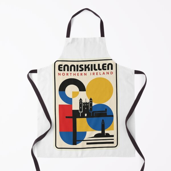 Item preview, Retro Enniskillen Bauhaus Geometric Skyline designed and sold by k3rstman1.