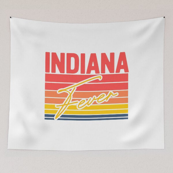 Item preview, Indiana Fever Retro Vintage Sunset Stripes designed and sold by remuscorby.