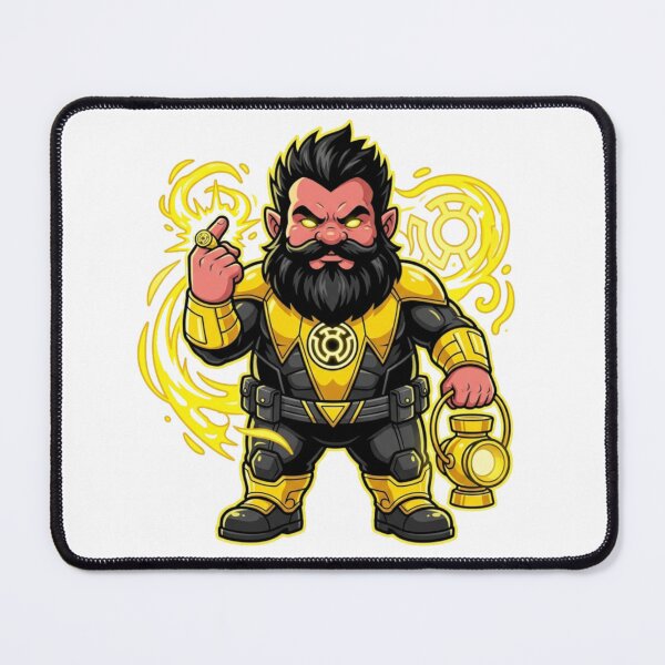 Item preview, Fearsome Sinestro Yellow Lantern Garden Gnome designed and sold by Bad-Decisions-Designs.