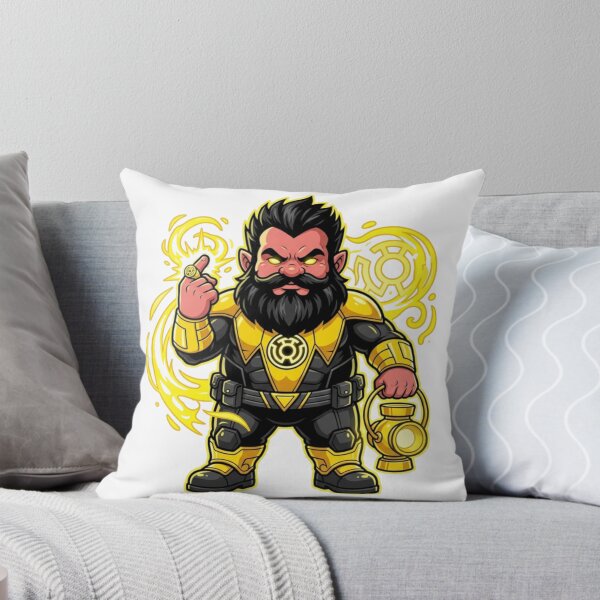 Item preview, Fearsome Sinestro Yellow Lantern Garden Gnome designed and sold by Bad-Decisions-Designs.