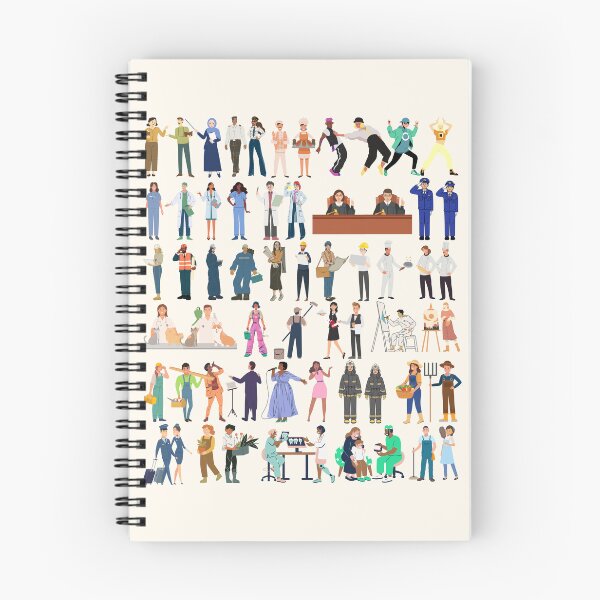Item preview, Diverse Occupations and Community Helpers Collage Art designed and sold by HBBS DESIGNS.