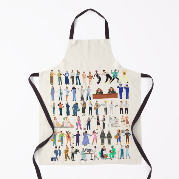 Item preview, Diverse Occupations and Community Helpers Collage Art designed and sold by HBBS DESIGNS.