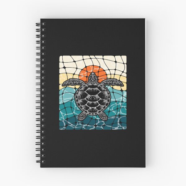 Item preview, Geometric Sea Turtle Sunset Mosaic Art designed and sold by ruddenlrpruit.