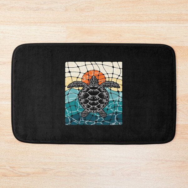 Item preview, Geometric Sea Turtle Sunset Mosaic Art designed and sold by ruddenlrpruit.