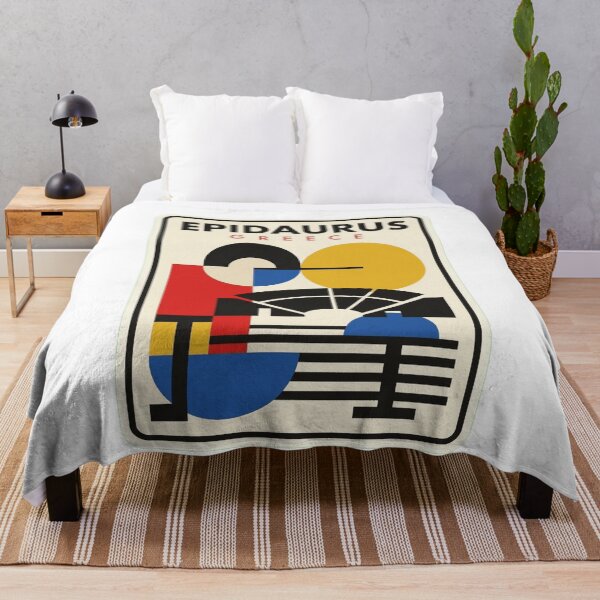 Item preview, Retro Epidaurus Bauhaus Geometric Skyline designed and sold by k3rstman1.