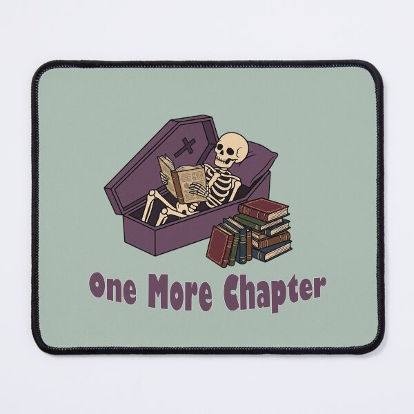 Item preview, One More Chapter Skeleton Reading In Coffin designed and sold by littlepiptales.
