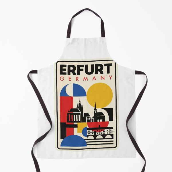 Item preview, Retro Erfurt Bauhaus Geometric Skyline designed and sold by k3rstman1.