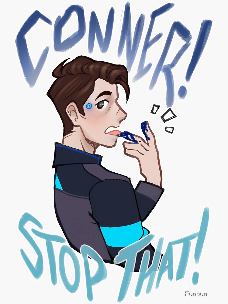 Connor and Sumo Sticker for Sale by julientel