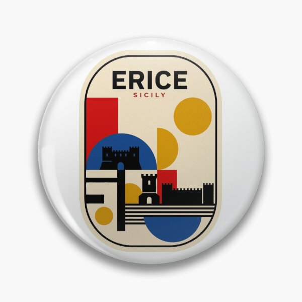 Item preview, Retro Erice Bauhaus Geometric Skyline designed and sold by k3rstman1.