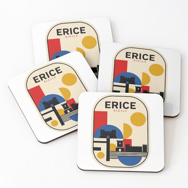 Item preview, Retro Erice Bauhaus Geometric Skyline designed and sold by k3rstman1.