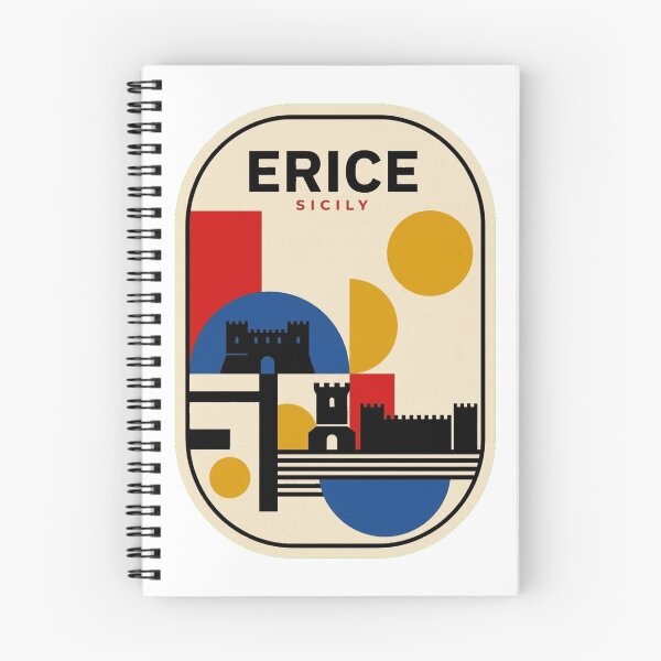 Item preview, Retro Erice Bauhaus Geometric Skyline designed and sold by k3rstman1.
