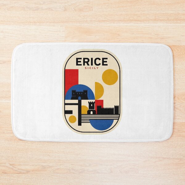 Item preview, Retro Erice Bauhaus Geometric Skyline designed and sold by k3rstman1.