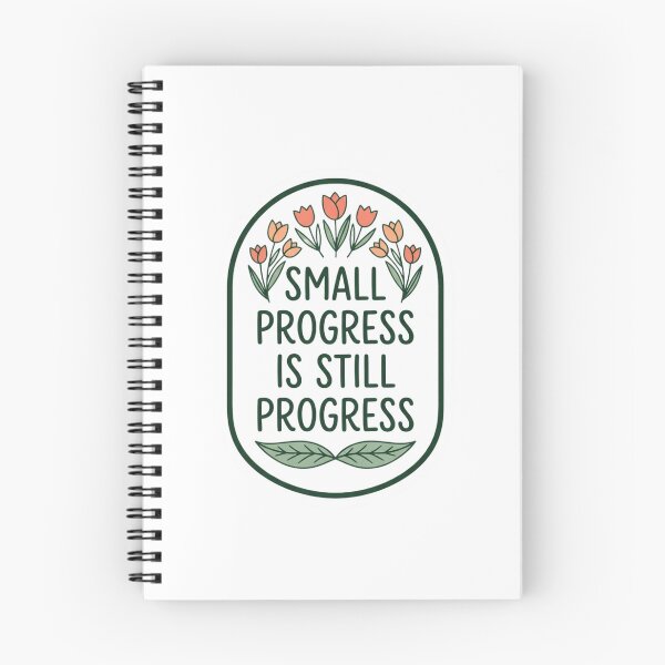 Item preview, Small Progress Is Still Progress Mental Health Affirmation Retro Floral Arch designed and sold by raedattia.