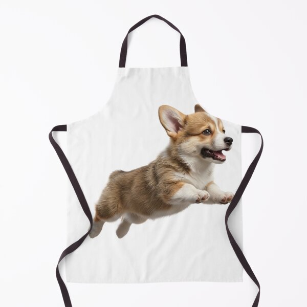 Item preview, 3D Realistic Corgi Puppy Zoomies - Cute Dynamic Leaping Dog Art designed and sold by meghnad.