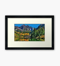 The Wonderful Maroon Bells Framed Print