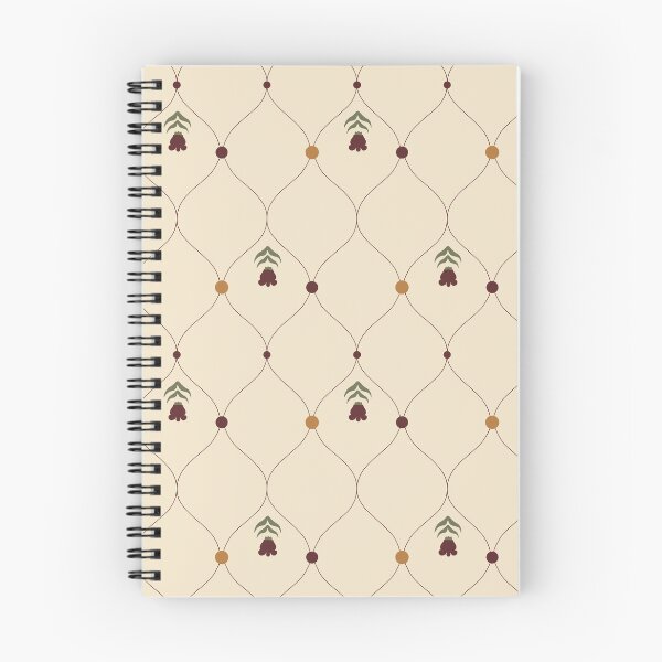 Item preview, Thai Crown Flower Lattice – Antique Cream Vintage Floral Pattern designed and sold by NATHA PALETTE.