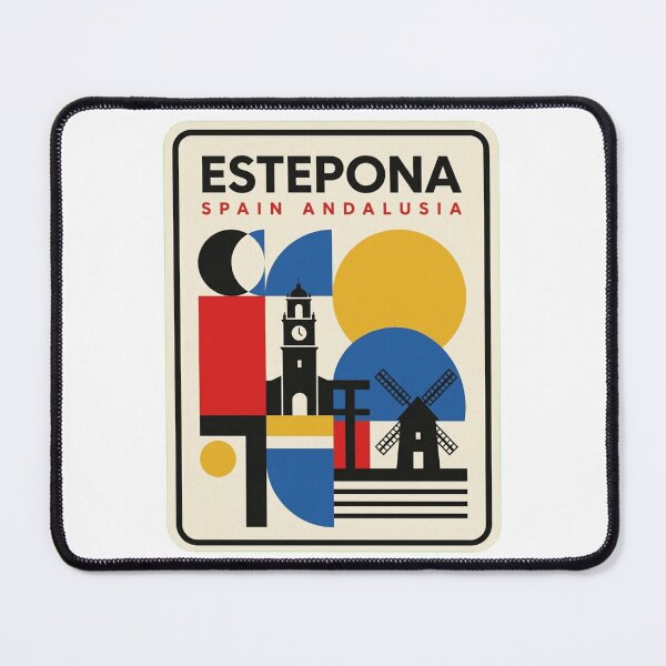 Item preview, Retro Estepona Bauhaus Geometric Skyline designed and sold by k3rstman1.