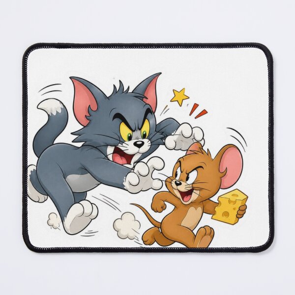 Item preview, Tommy Jerry Funny Cartoon T-Shirt Design | Classic Cat & Mouse Graphic designed and sold by Cool Tee World .