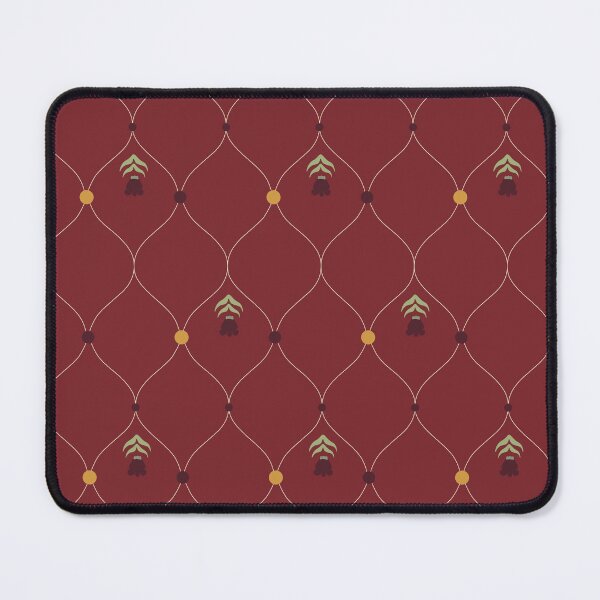 Item preview, Thai Crown Flower Lattice – Oxblood Heritage Floral Pattern designed and sold by NATHA PALETTE.