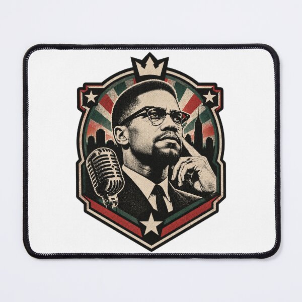 Item preview, Malcolm X Inspirational Portrait Art Print And Merchandise | ⭐⭐⭐⭐⭐ designed and sold by Me0wGirl.