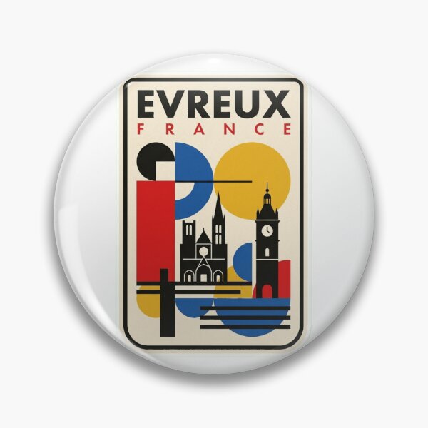 Item preview, Retro Evreux Bauhaus Geometric Skyline designed and sold by k3rstman1.