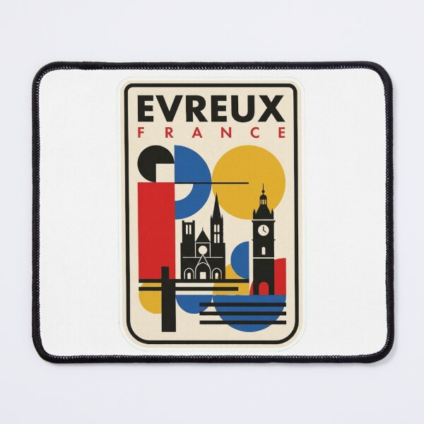 Item preview, Retro Evreux Bauhaus Geometric Skyline designed and sold by k3rstman1.