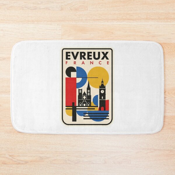 Item preview, Retro Evreux Bauhaus Geometric Skyline designed and sold by k3rstman1.