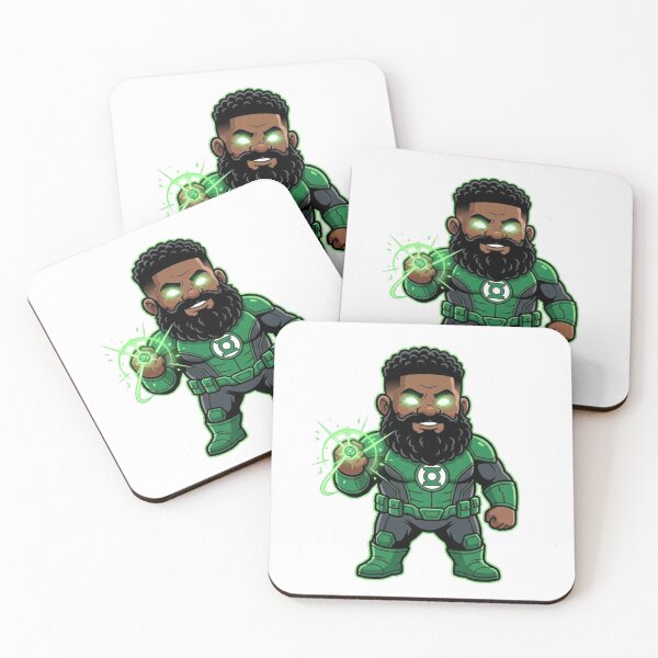 Item preview, John Stewart Green Lantern Garden Gnome designed and sold by Bad-Decisions-Designs.