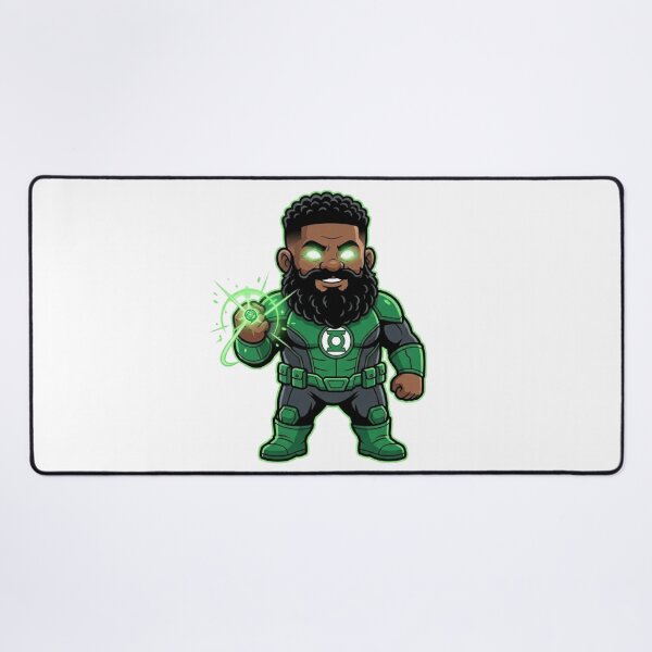 Item preview, John Stewart Green Lantern Garden Gnome designed and sold by Bad-Decisions-Designs.