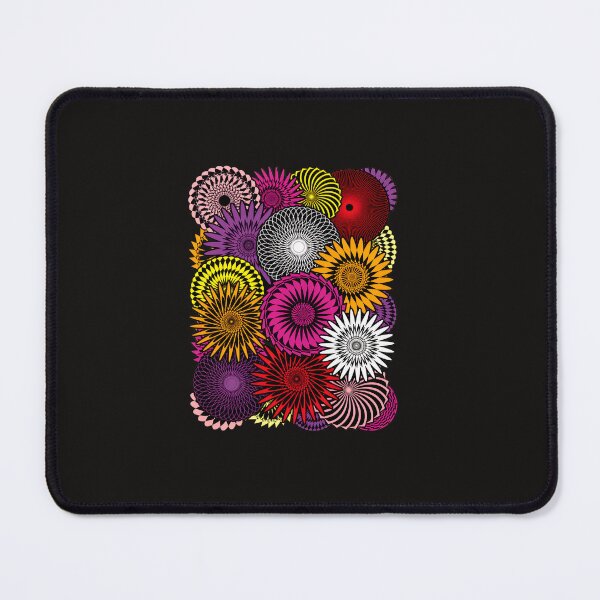 Item preview, Abstract Geometric Floral Burst Collage designed and sold by mcconnlllobato.