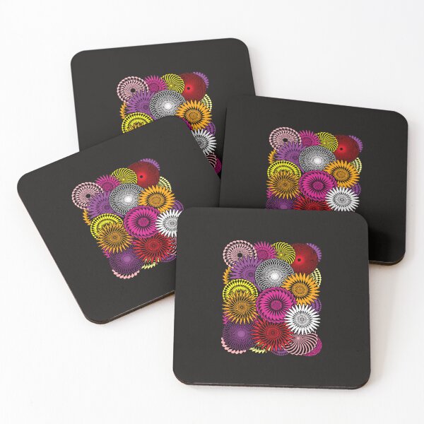 Item preview, Abstract Geometric Floral Burst Collage designed and sold by mcconnlllobato.