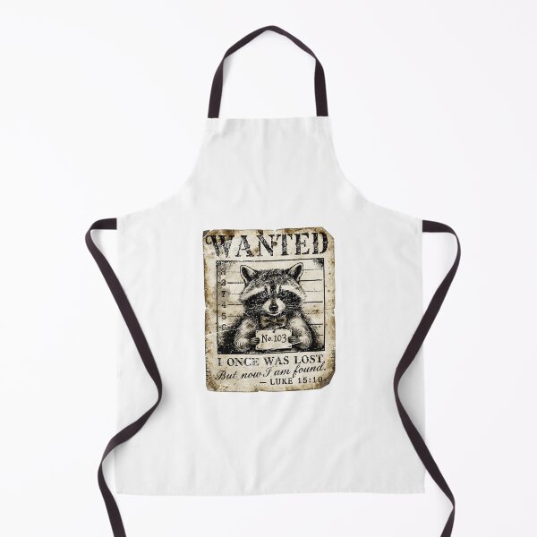 Item preview, Vintage Wanted Raccoon Mugshot Christian Luke 15:10 Quote Design designed and sold by SEINENGAPPI18.