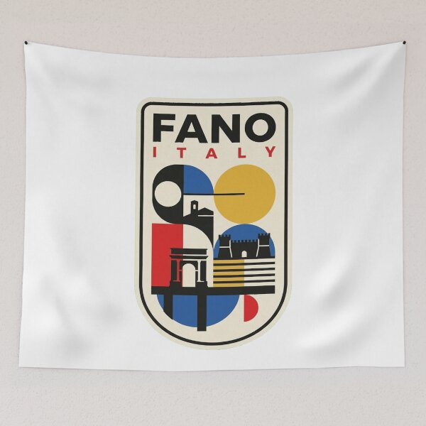 Item preview, Retro Fano Bauhaus Geometric Skyline designed and sold by k3rstman1.