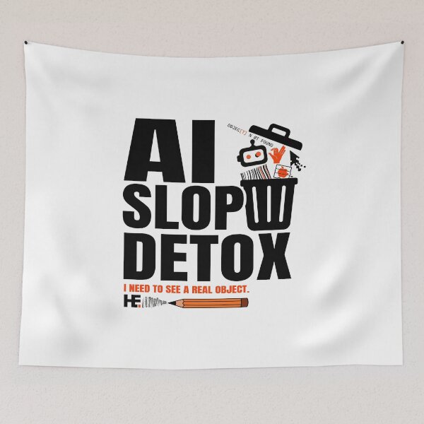 Item preview, AI SLOP DETOX-Human Error Collection designed and sold by N72 Heritage.