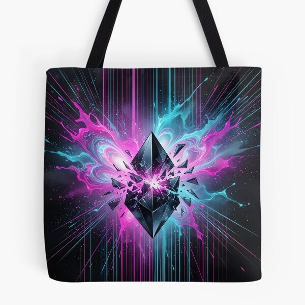 Item preview, Shattered Dark Crystal Neon Energy Explosion designed and sold by Vortex Vectors.
